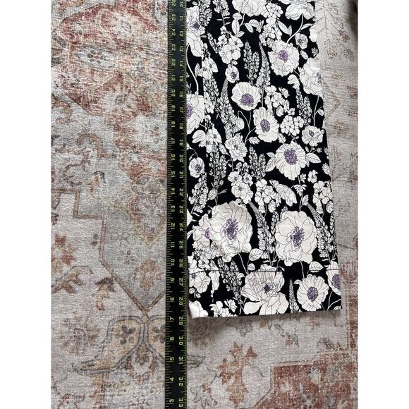 Maeve Anthropologie The Colette Cropped Wide-Leg Printed Pants Size 23 Tall - Picture 6 of 9